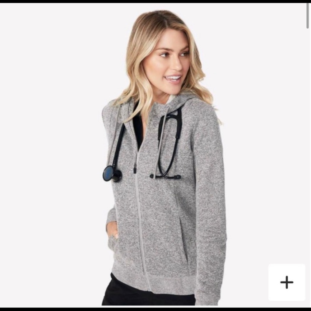 Figs grey hoodie
